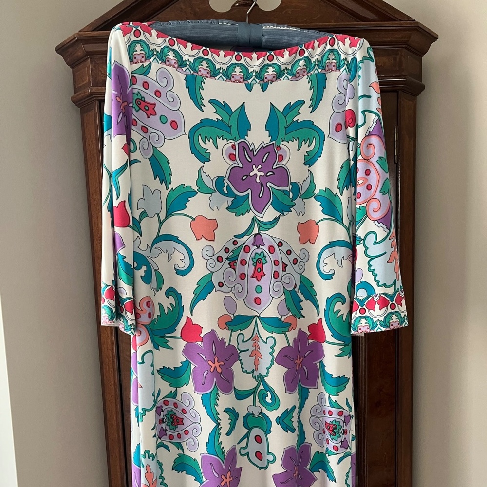 Ali Ro 3/4 Sleeve Sheath Dress